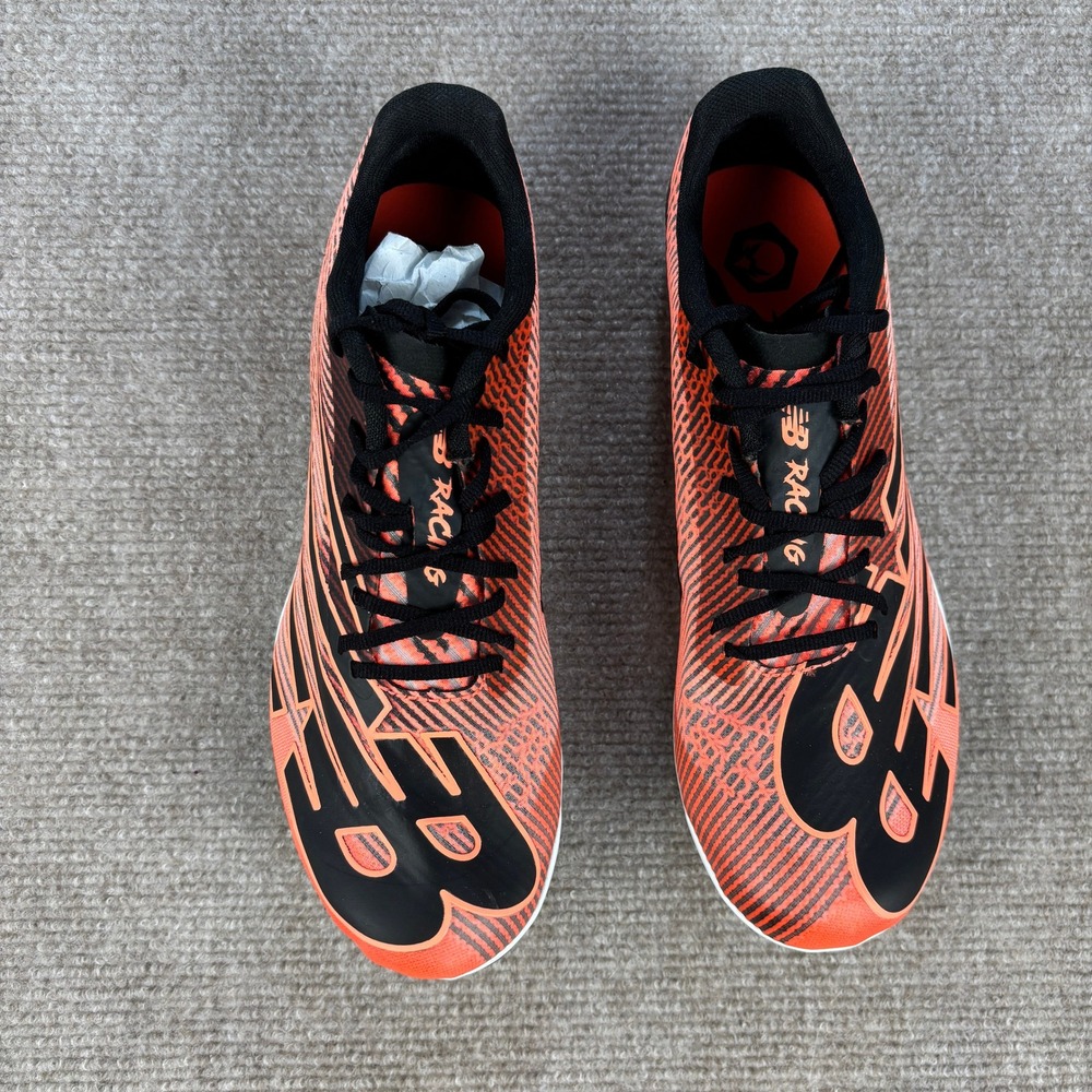 New Balance SD100 v4 Track Spikes Womens 6 Orange Black USDELSE1 Racing Shoes